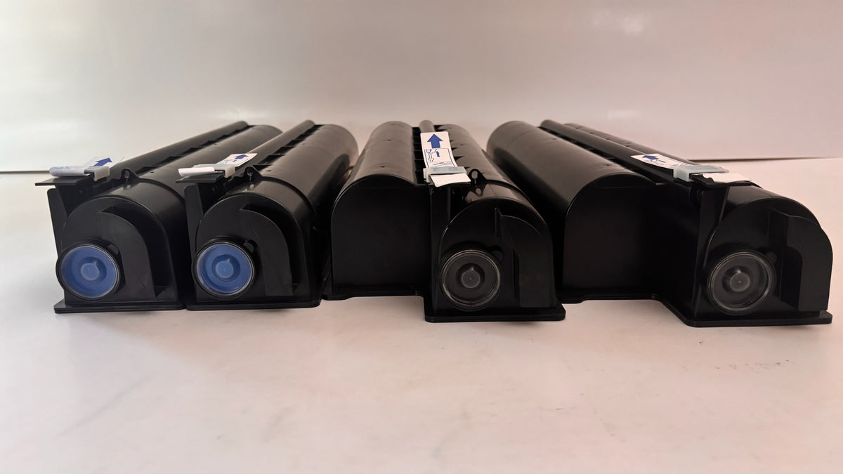 4 Open OEM Toshiba e-STUDIO 5560C,6560C,6570C CCKK Toners T-FC75U (W/Tabs)