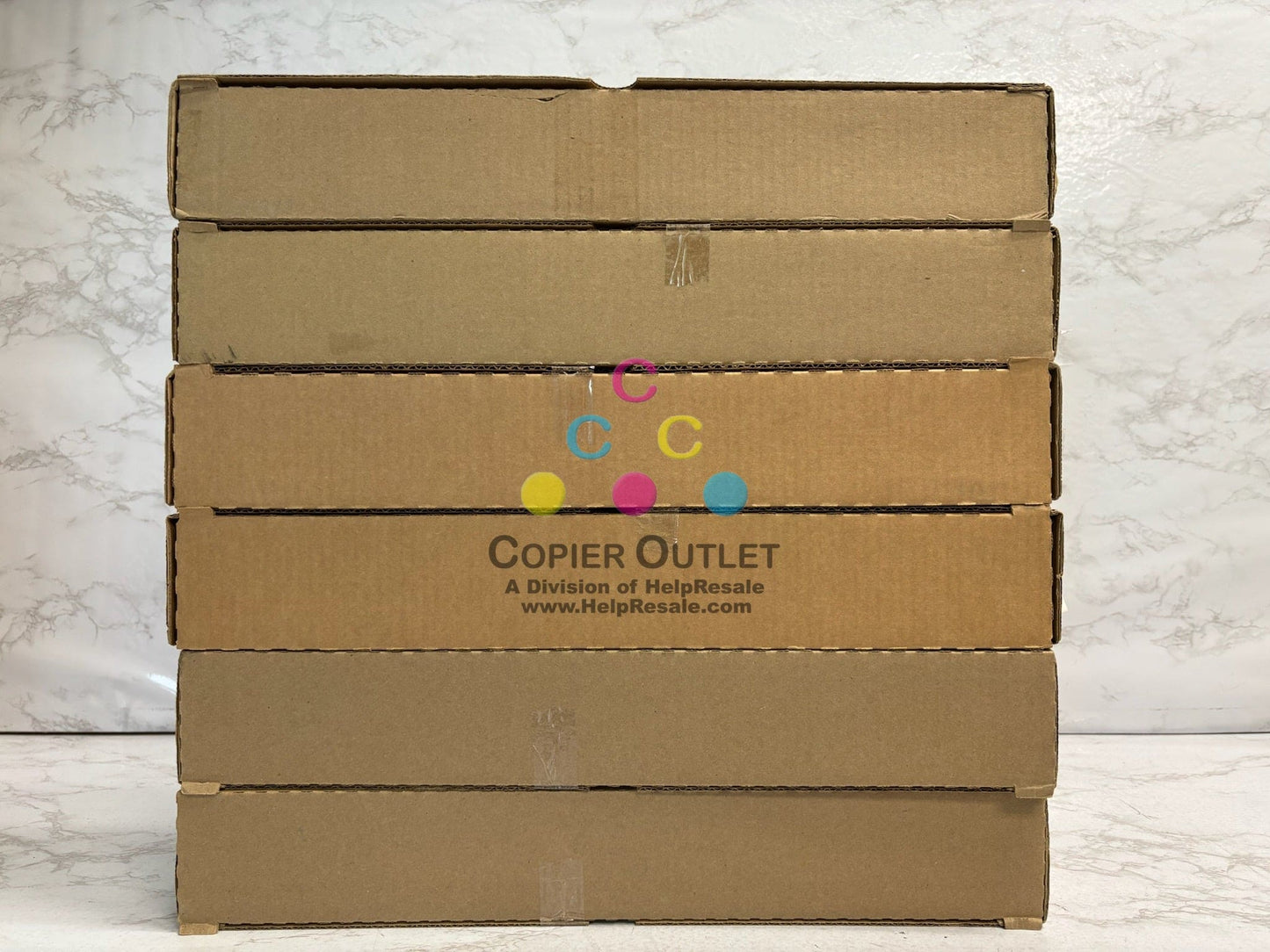 6 New Genuine Konica C458,C558,C658 TN514 CCMMYY Toners (Plain Boxes)