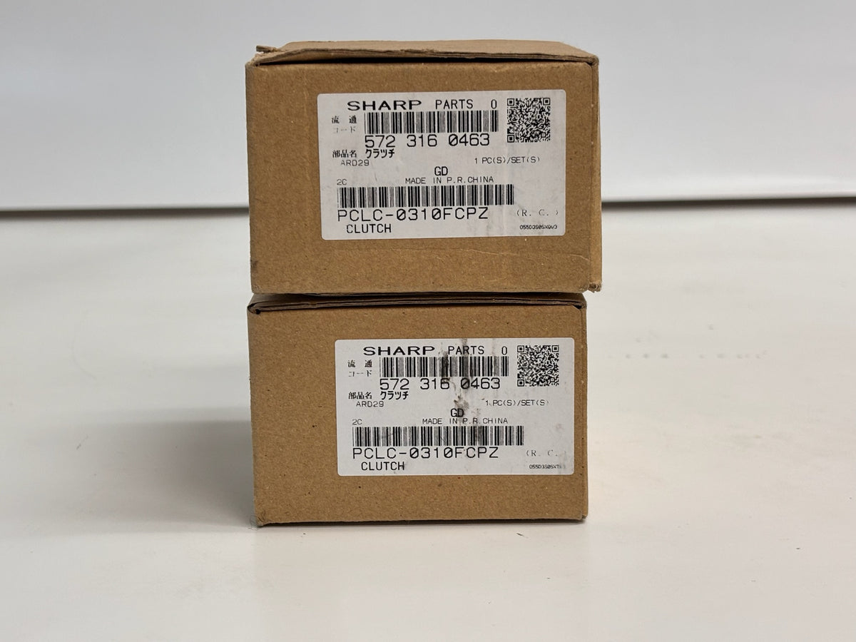 2 Genuine Sharp ARD29 Clutch Assembly 5723160463, PCLC-0310FCPZ (1 New & 1 Open)