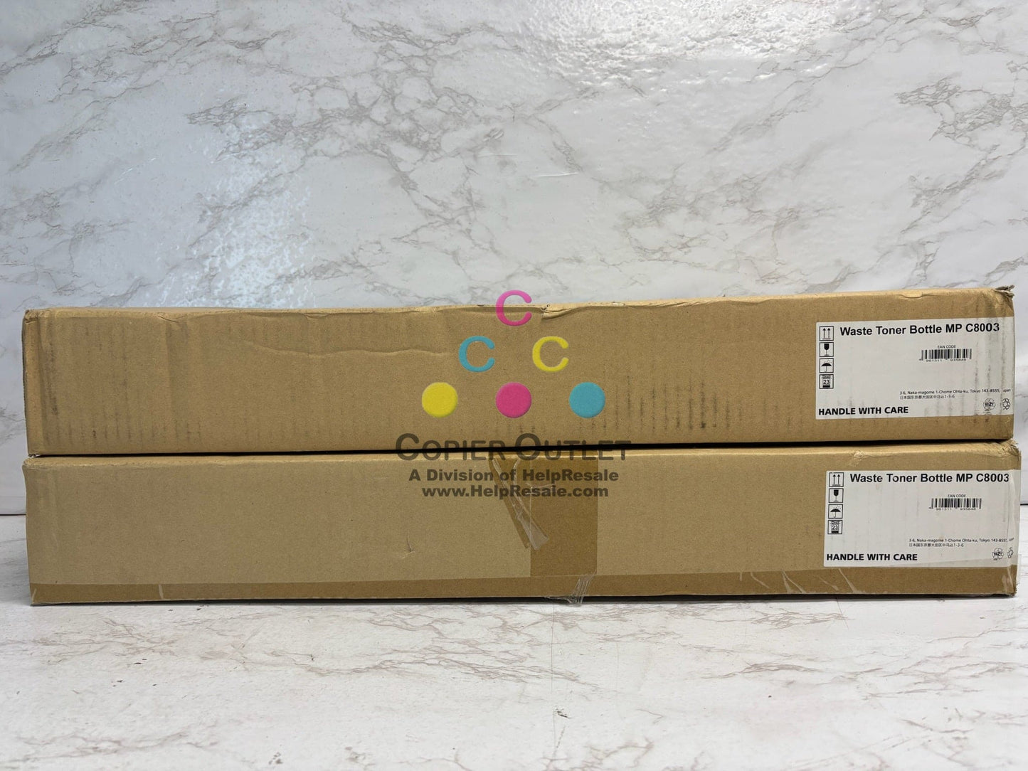2 New Genuine Ricoh MP C8003 Waste Toner Containers 417721, D892-01 Same day Ship