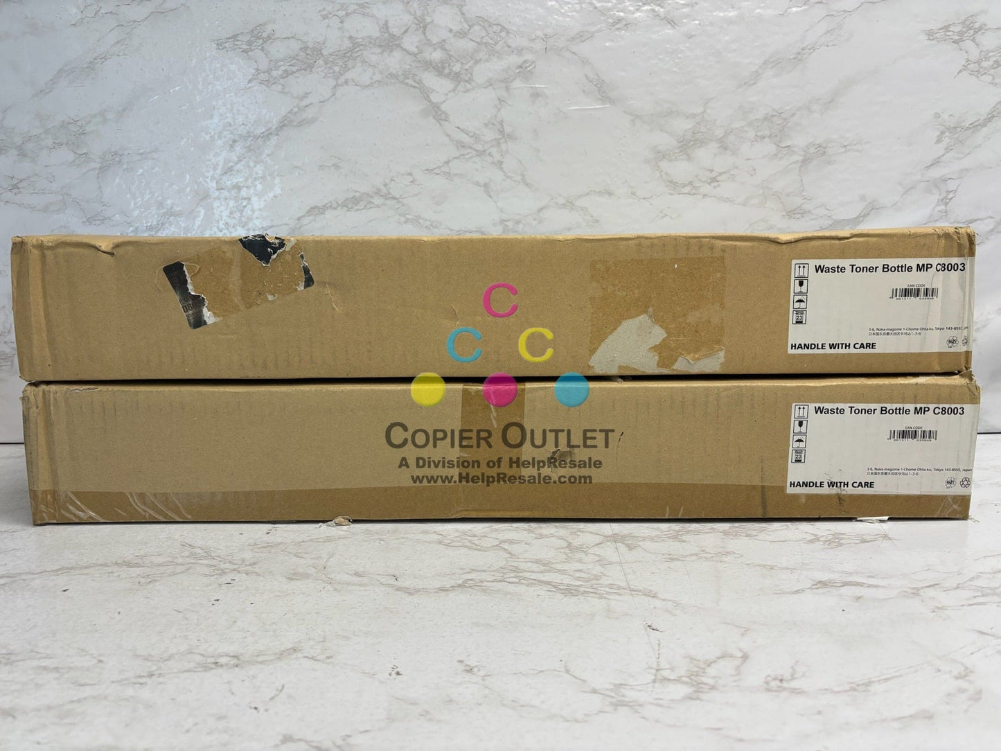 2 New Genuine Ricoh MP C8003 Waste Toner Containers 417721, D892-01 Same day Ship