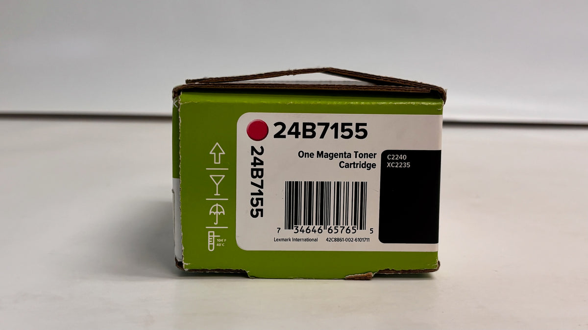 New Genuine Lexmark C2240, XC2235 Magenta Toner 24B7155