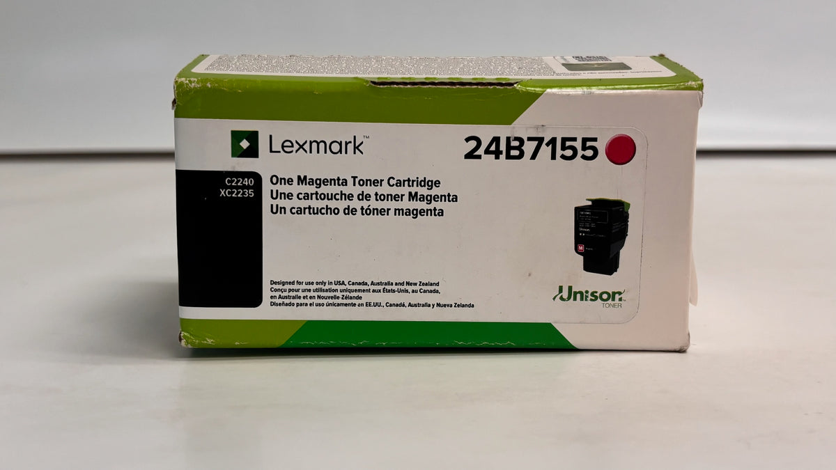New Genuine Lexmark C2240, XC2235 Magenta Toner 24B7155