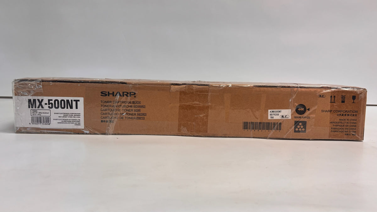 Genuine Sharp MXM283N, MXM503U Black Toner MX-500NT, MX500NT (Bad Box)