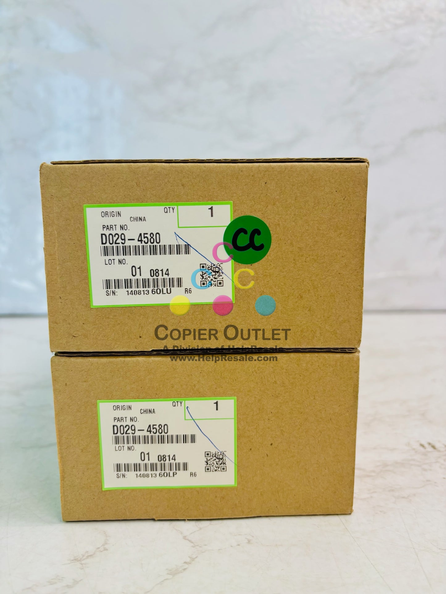2 Open Genuine Ricoh Aficio MP C3002, C3502 Pressure Roller Assembly D144-4057