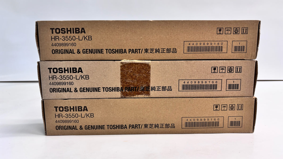 3 Genuine Toshiba 3220, 3550, 4010 Lower Pressure Roller HR-3550-L/KB, HR3550L/KB, 4409899160