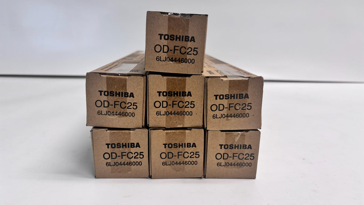 7 Genuine Toshiba E STUDIO 2040C, 4540C Drum Only OD-FC25, ODFC25, 6LJ04446000