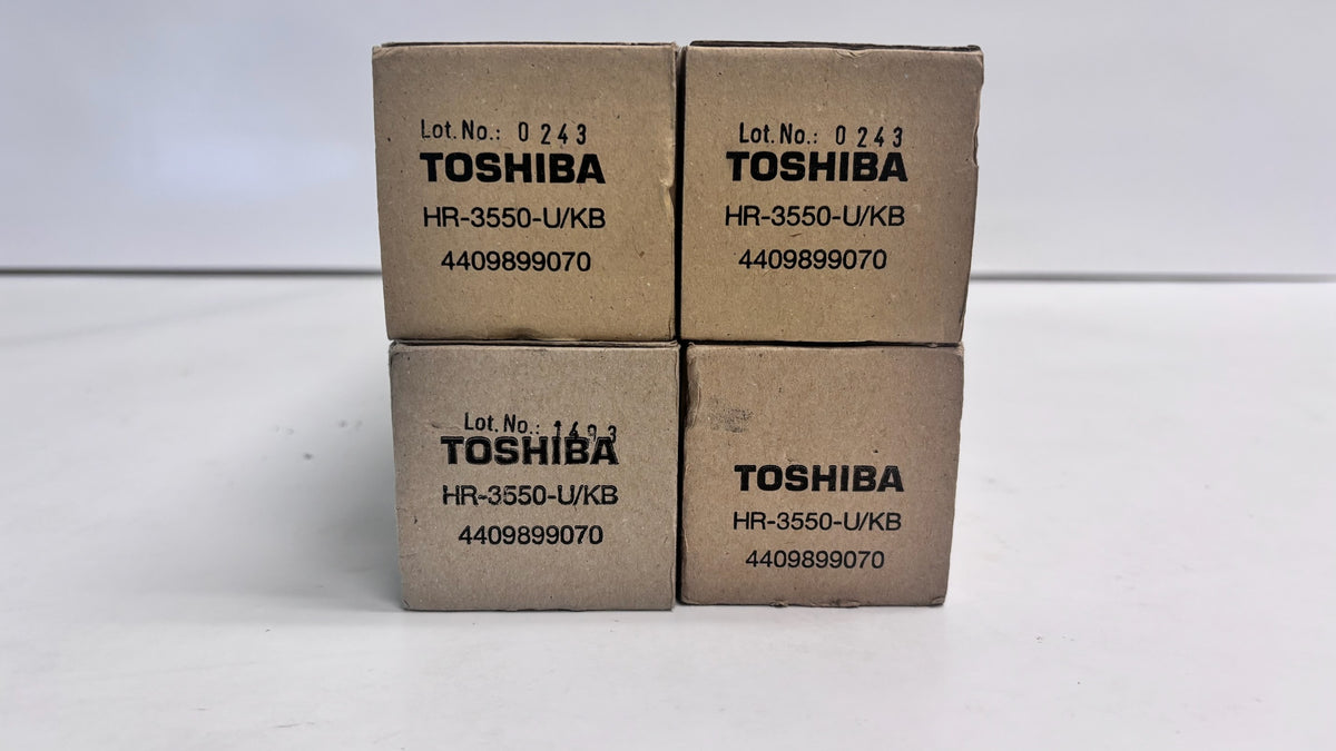 4 Genuine Toshiba 3550 Upper Fuser Rollers HR-3550-U/KB, HR3550U/KB, 4409899070
