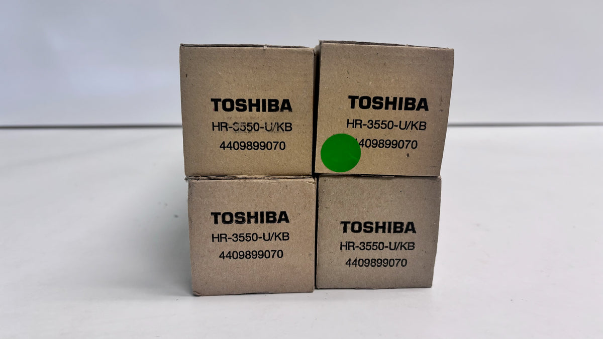 4 Genuine Toshiba 3550 Upper Fuser Rollers HR-3550-U/KB, HR3550U/KB, 4409899070