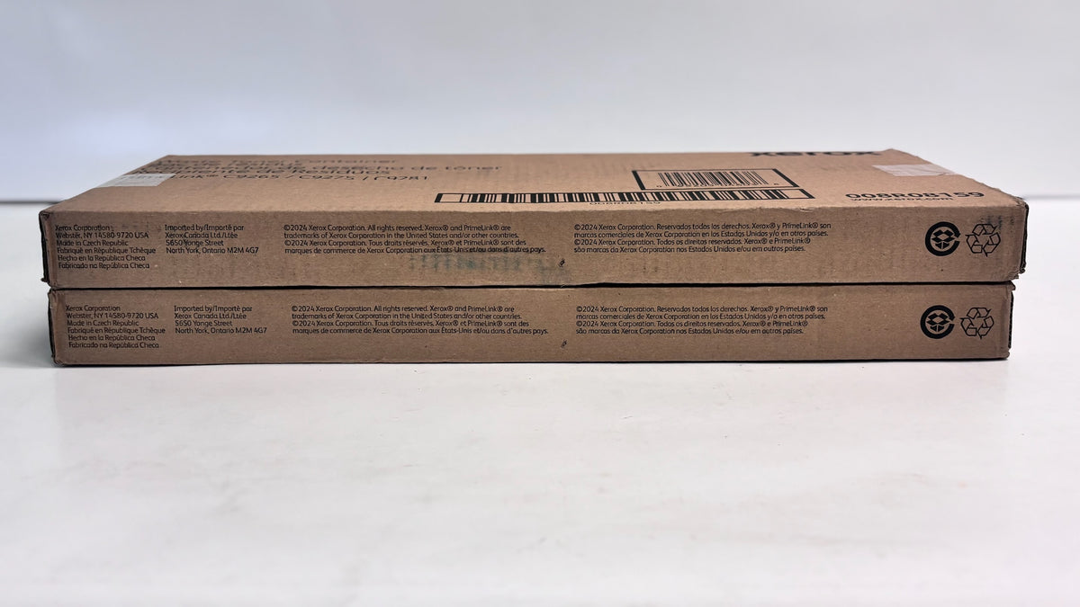 2 Genuine Xerox PrimeLink C9265/C9275/C9281 Waste Toner Containers 008R08159