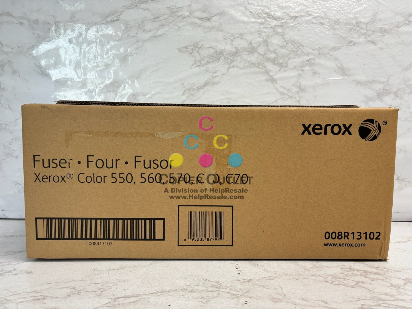 New Partially Open Genuine Xerox Color 550,560,570,C60,C70 Fuser 008R13102