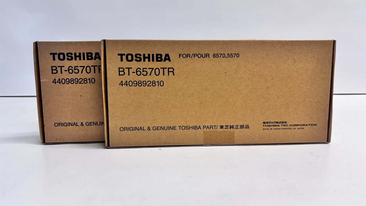 2 Genuine Toshiba DP6570, DP5570 Transfer Belt BT-6570TR, BT6570TR, 4409892810