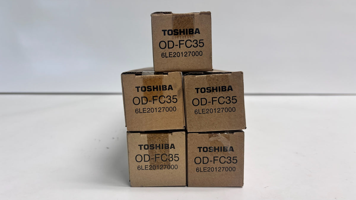 5 Genuine Toshiba E STUDIO 2020C,4520C Black/Color Drum ONLY OD-FC35, 6LE20127000