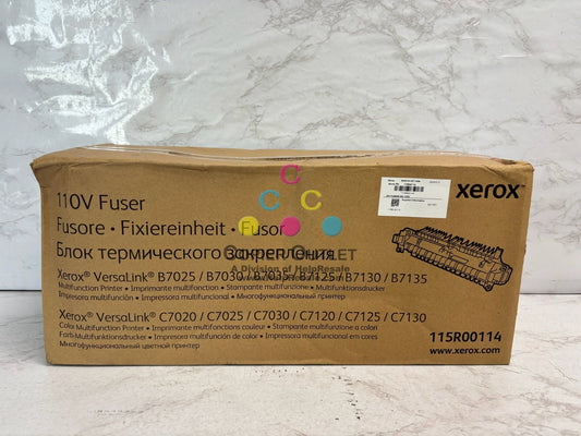 New OEM Xerox VersaLink B7035,B7125,C7020,C7025,C7030 Fuser Unit 115R00114