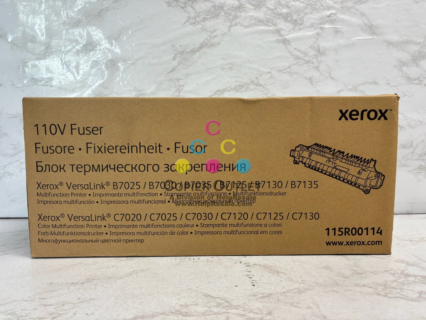 New OEM Xerox VersaLink B7035,B7125,C7020,C7025,C7030 Fuser Unit 115R00114