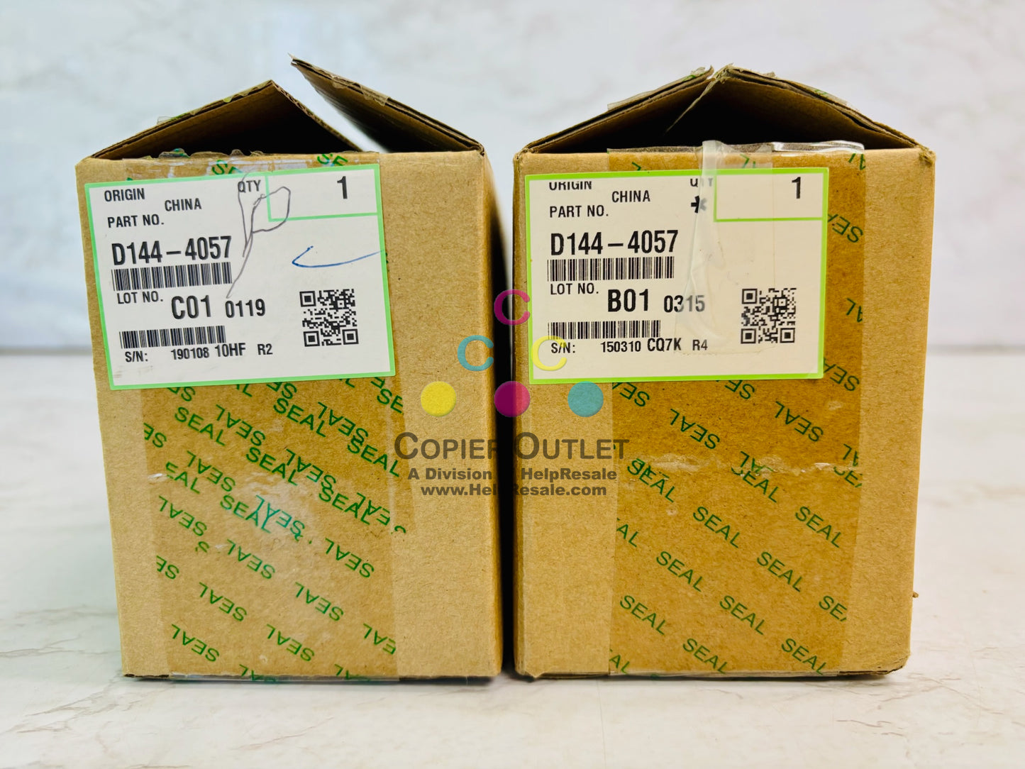 2 Open Genuine Ricoh Aficio MP C3002, C3502 Pressure Roller Assembly D144-4057