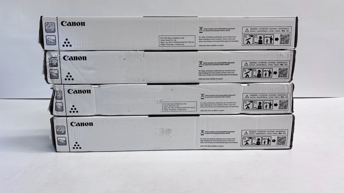 4 New Genuine Canon iRunner C5840i, C5870i GPR-61 High Yield Toners GPR61 CMYK (Bad Boxes)