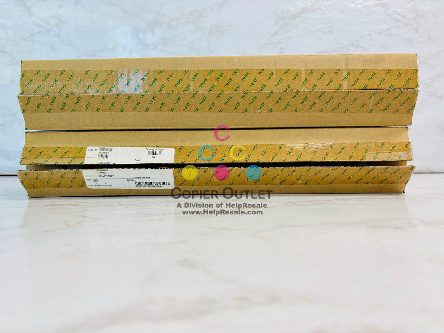 2 Open Genuine Ricoh Aficio MP C3002, C3502 Pressure Roller Assembly D144-4057