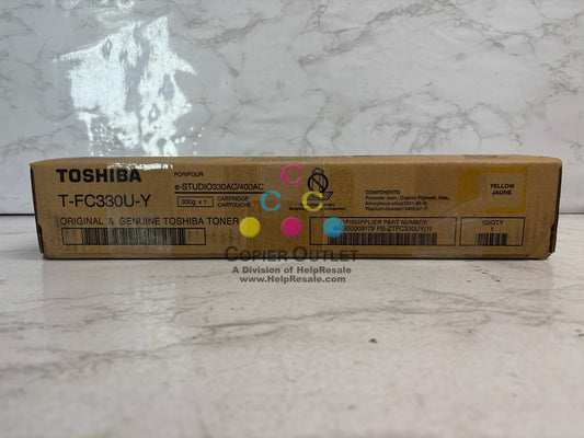 New OEM Toshiba E Studio 330AC,400AC Yellow Toner T-FC330U-Y Same Day Ship