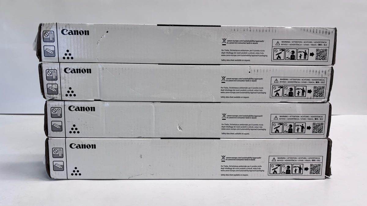 4 Genuine Canon iRAC5840,C5860,C5870 CMYK Toners GPR-61L CMY & GPR-61K (Bad Boxes)