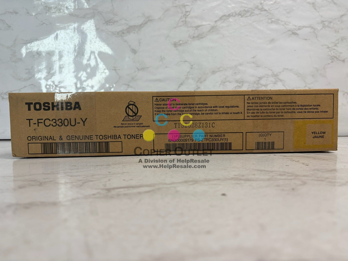 New OEM Toshiba E Studio 330AC,400AC Yellow Toner T-FC330U-Y Same Day Ship