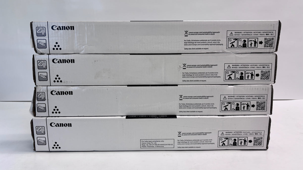 4 Genuine Canon iRA C5860, C5870 Mag, Yellow & Black Toners  GPR-61L MMY & GPR-61K (Bad Boxes)
