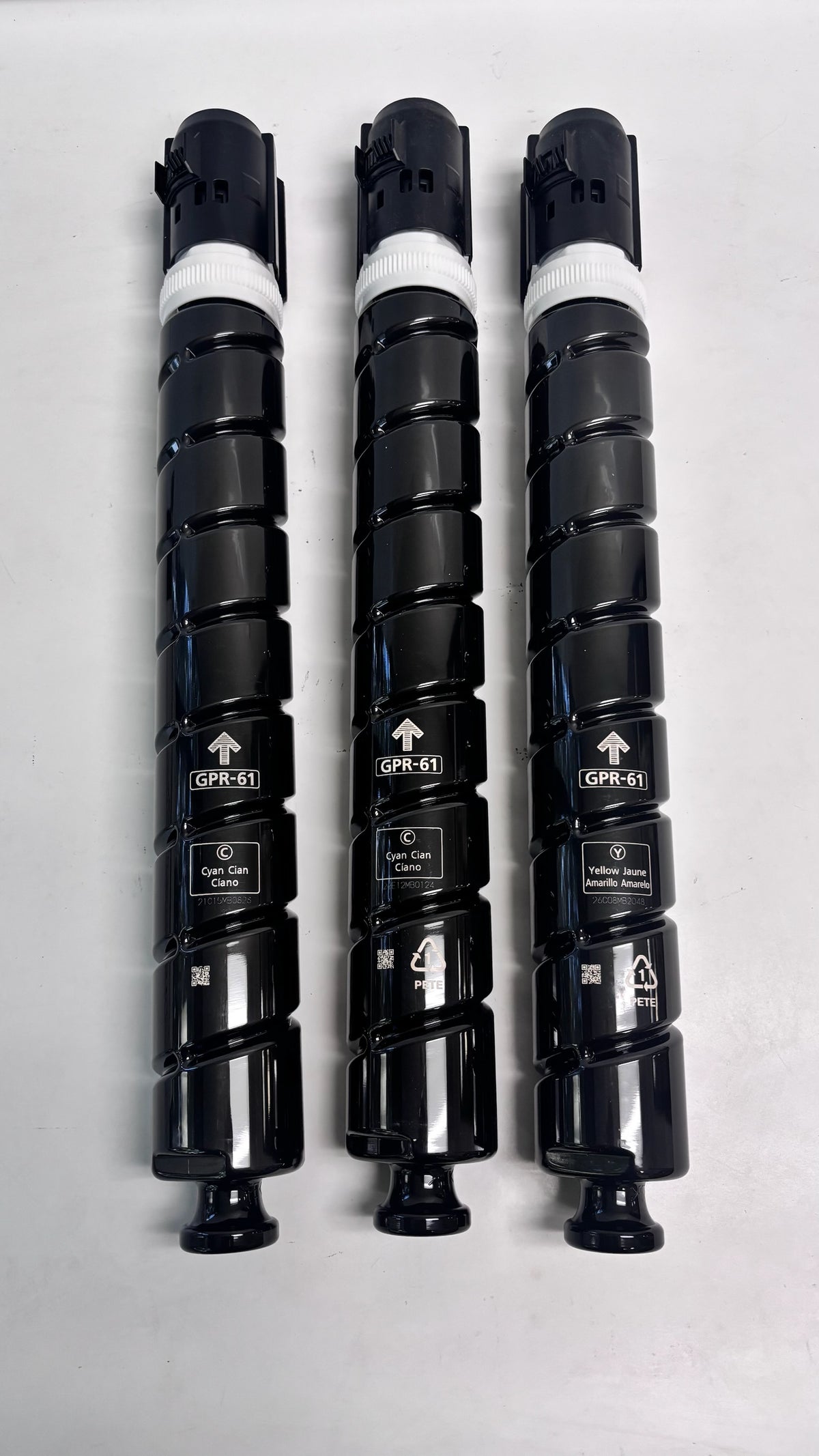 Open 3 Genuine Canon iRAC5840, C5870 Cyan & Yellow Toners GPR61, GPR-61CCY