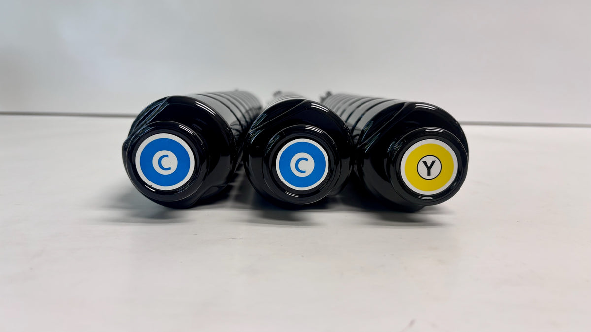 Open 3 Genuine Canon iRAC5840, C5870 Cyan & Yellow Toners GPR61, GPR-61CCY