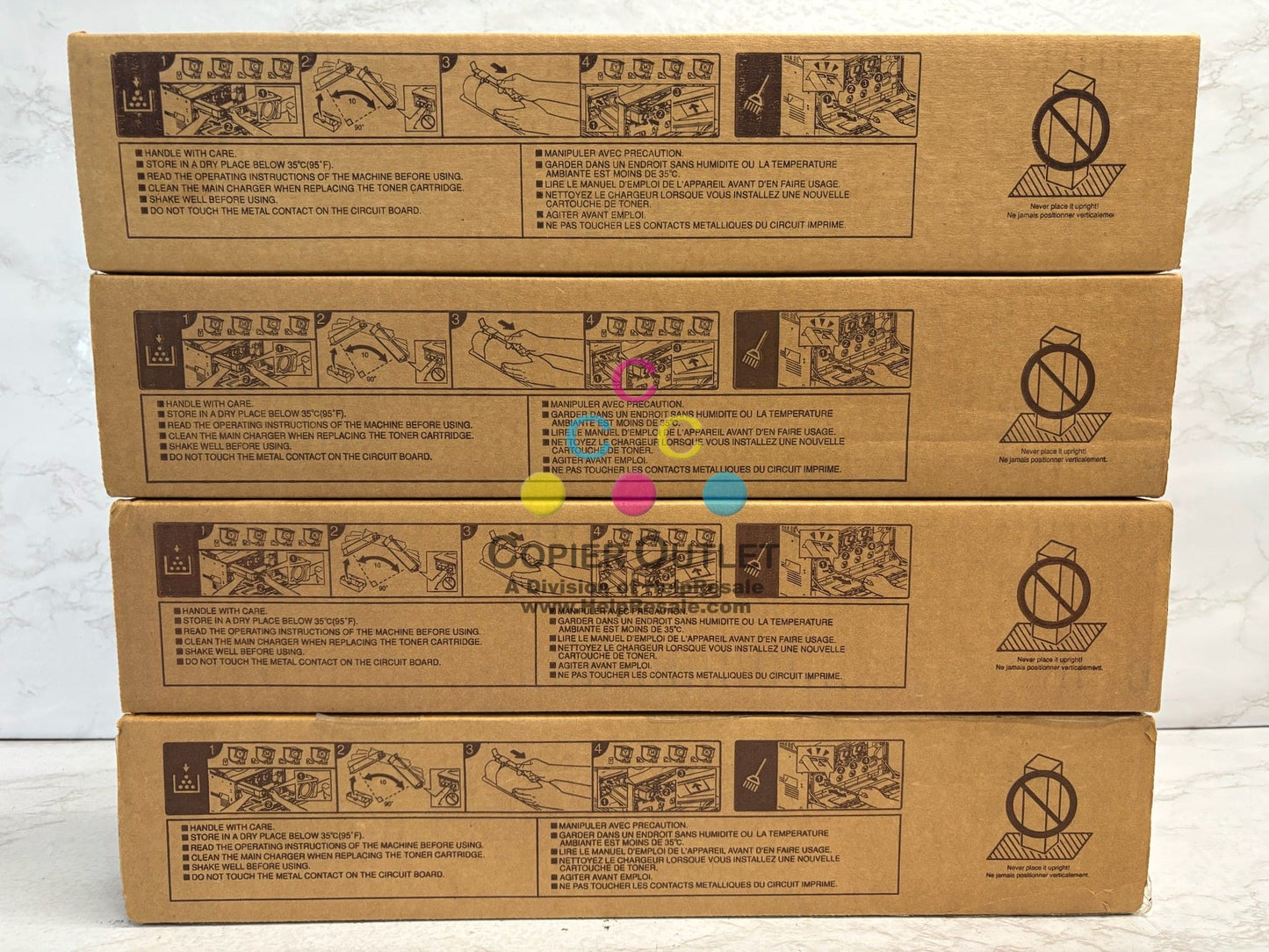 4 OEM Toshiba eSTUDIO 3005AC,3505AC,4505AC,5005AC T-FC505U CYYK Toners