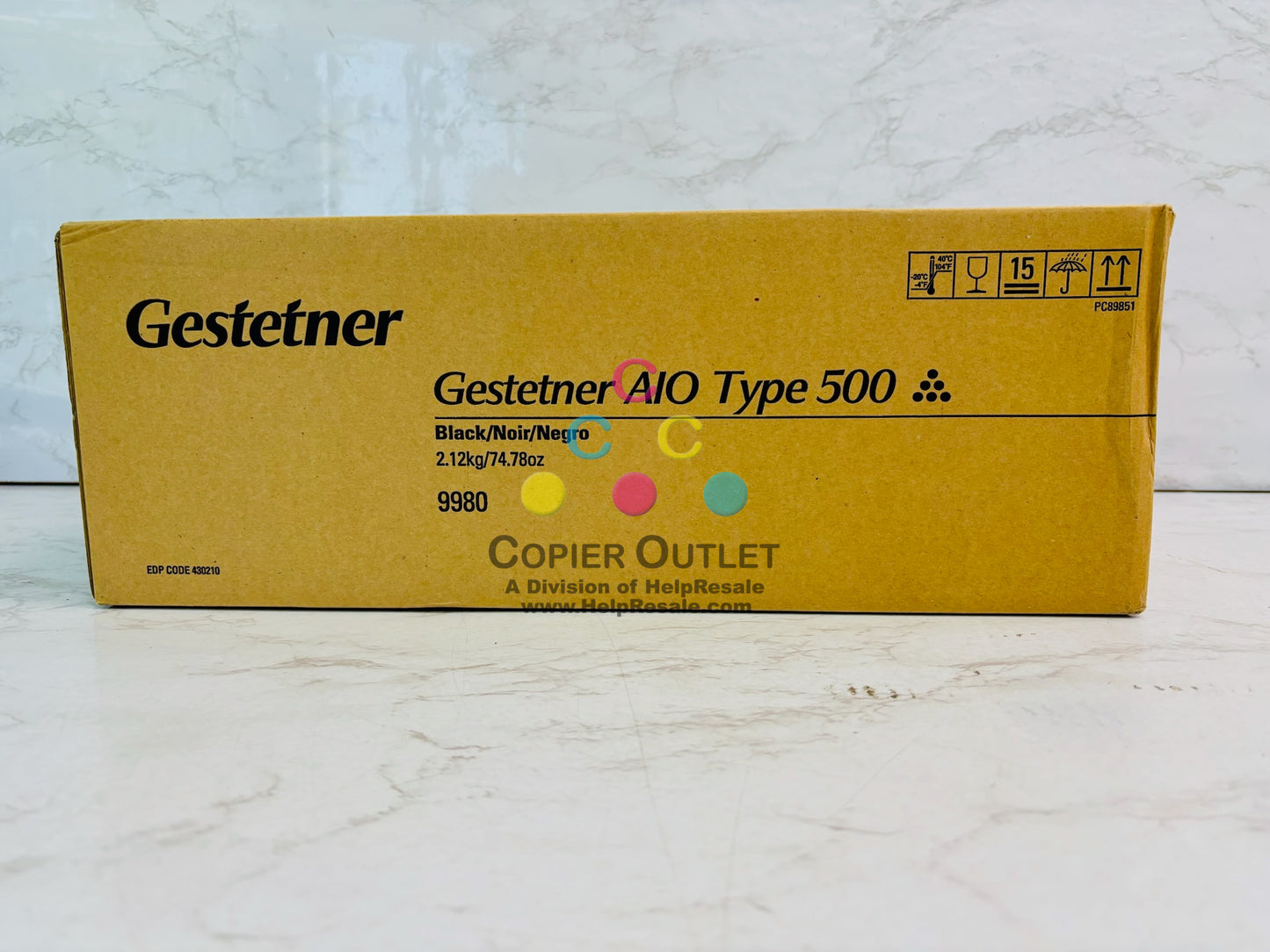 Genuine Gestetner DD 5450 AIO Type 500 Black Toner H190-95, 430210