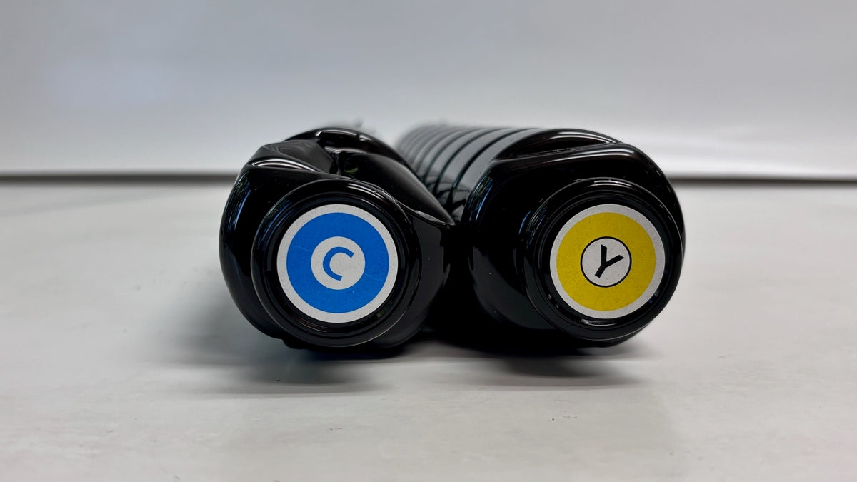 2 Open Genuine Canon iRA C5535,C5540 Cyan & Yellow Toners GPR-55LC, GPR-55LY