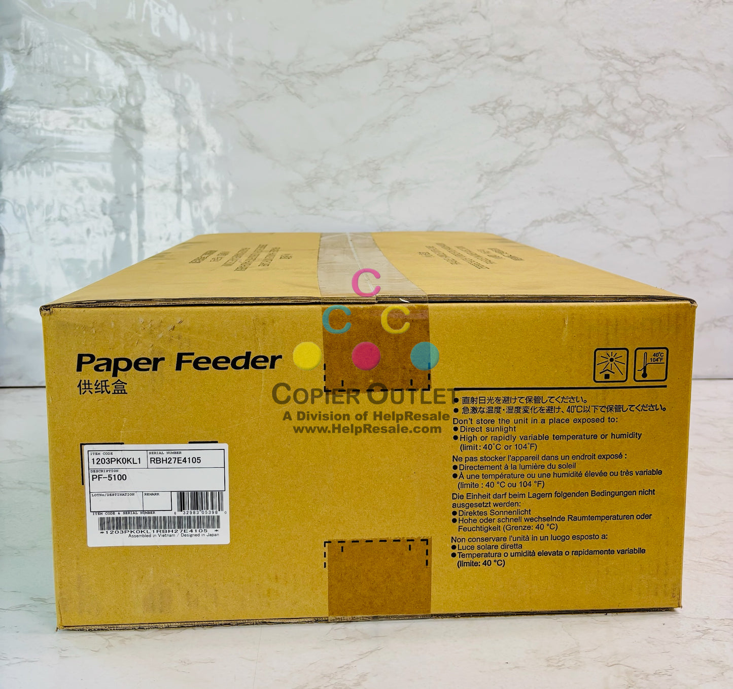 Genuine Kyocera P6035CDN, P6535CDN 500 Sheet Paper Feeder PF-5100, 1203PK0KL3
