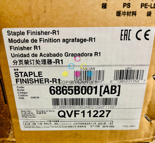 Open Genuine Canon iR Advance 400iF, 500iF Staple Finisher R1, 6865B001[AB]