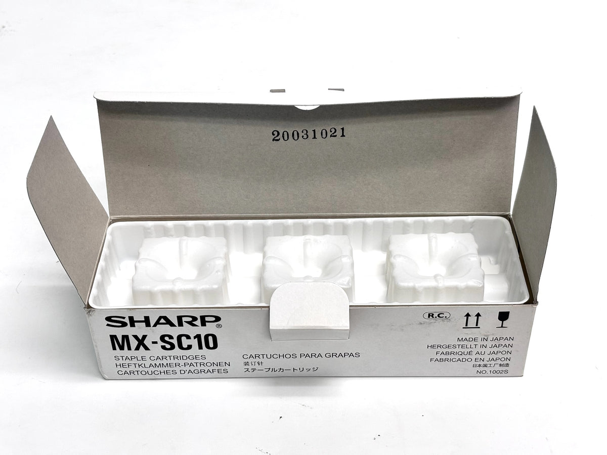 4 Genuine Sharp MX-FN14,MX-M623N Staple Cartridge MX-SC10, MXSC10 (3 cart/box)