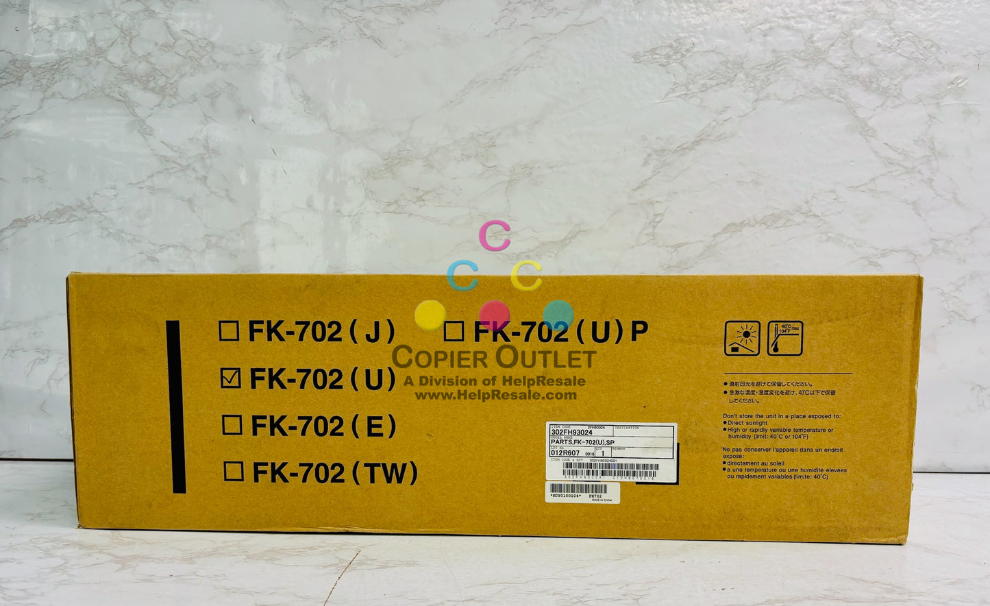 Genuine Kyocera Mita FS-9120DN, FS-9520DN Fuser Kit FK-702 (U)