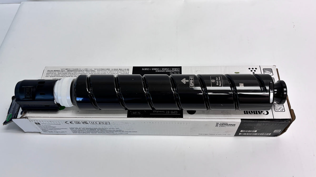 2 Open Box Genuine Canon iRC5840, C5870 Yellow and Black Toners GPR-61YK (Open Black)