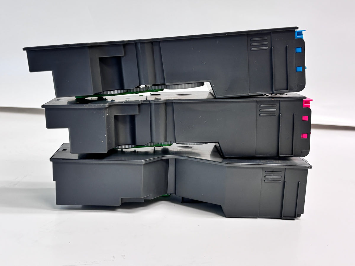 3 Genuine Sharp BPC131PW, BPC131WD Cyan, Magenta & Black Toner BP-C10NT-CA,MA,BA