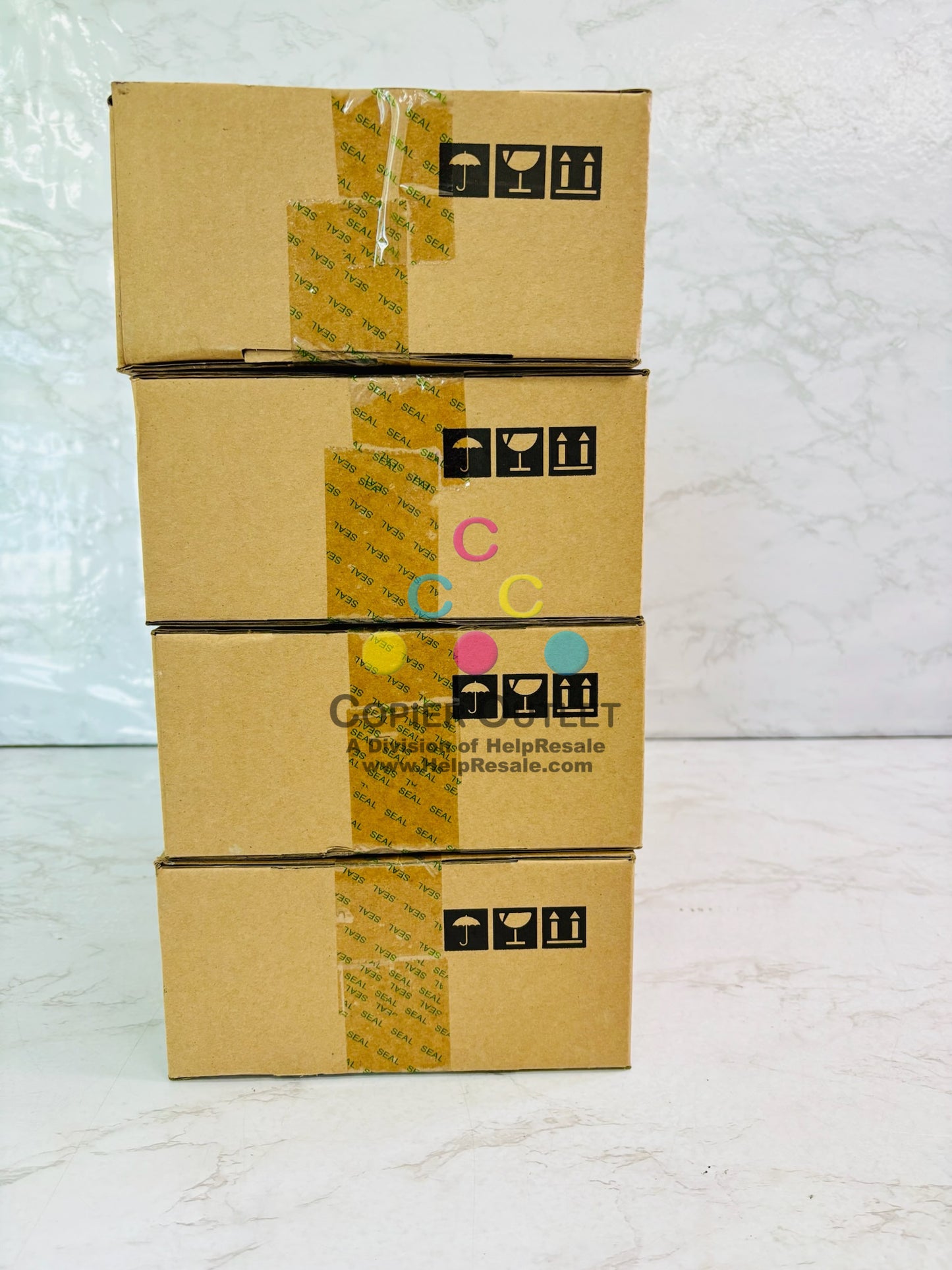 4 Genuine Ricoh Aficio MP C2030, C2050 Waste Toner Container D039-6405,D0396405