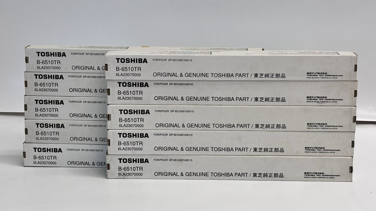 10 Genuine Toshiba eSTUDIO 520, 523 Transfer Belt Brush Roller Assembly B-6510TR