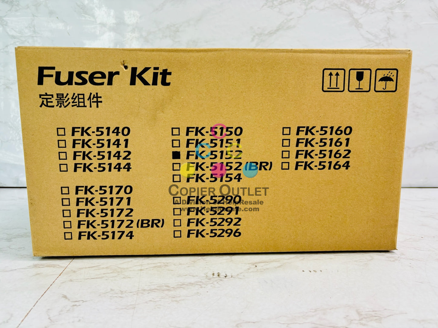 Open Genuine Kyocera M6035cidn, M6235cidn Fuser Unit FK-5152, FK5152