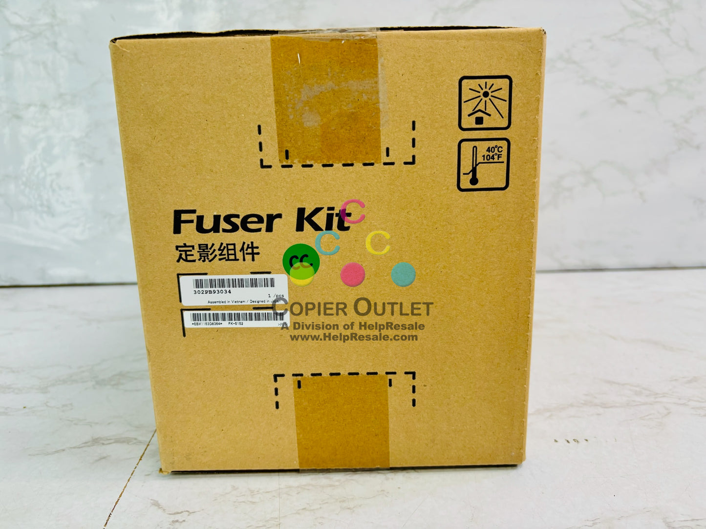 Open Genuine Kyocera M6035cidn, M6235cidn Fuser Unit FK-5152, FK5152