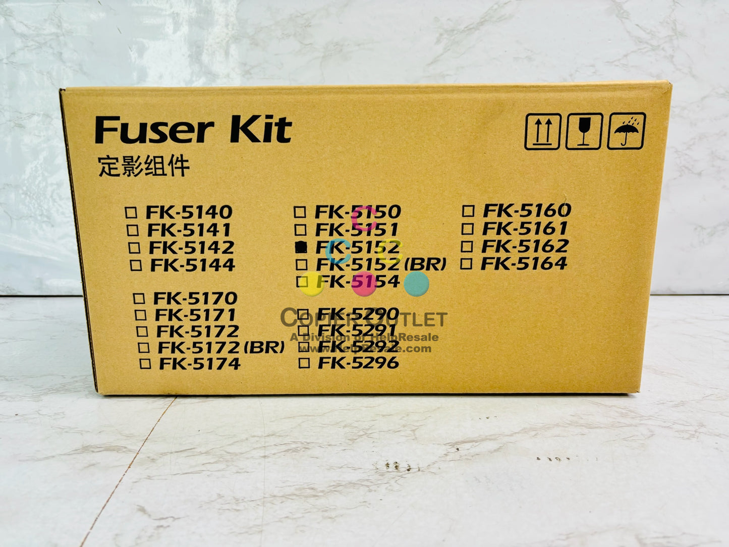 Open Genuine Kyocera M6035cidn, M6235cidn Fuser Unit FK-5152, FK5152