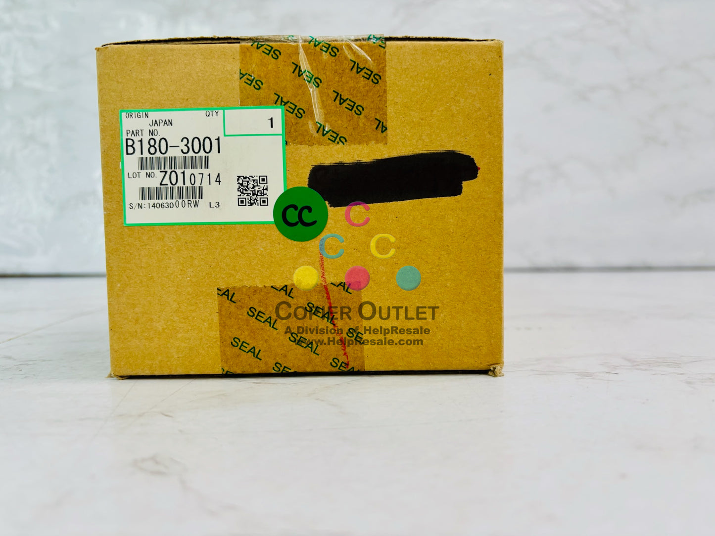 Genuine Ricoh Aficio 3228C, 3235C Black Developer Unit B180-3001, B1803001