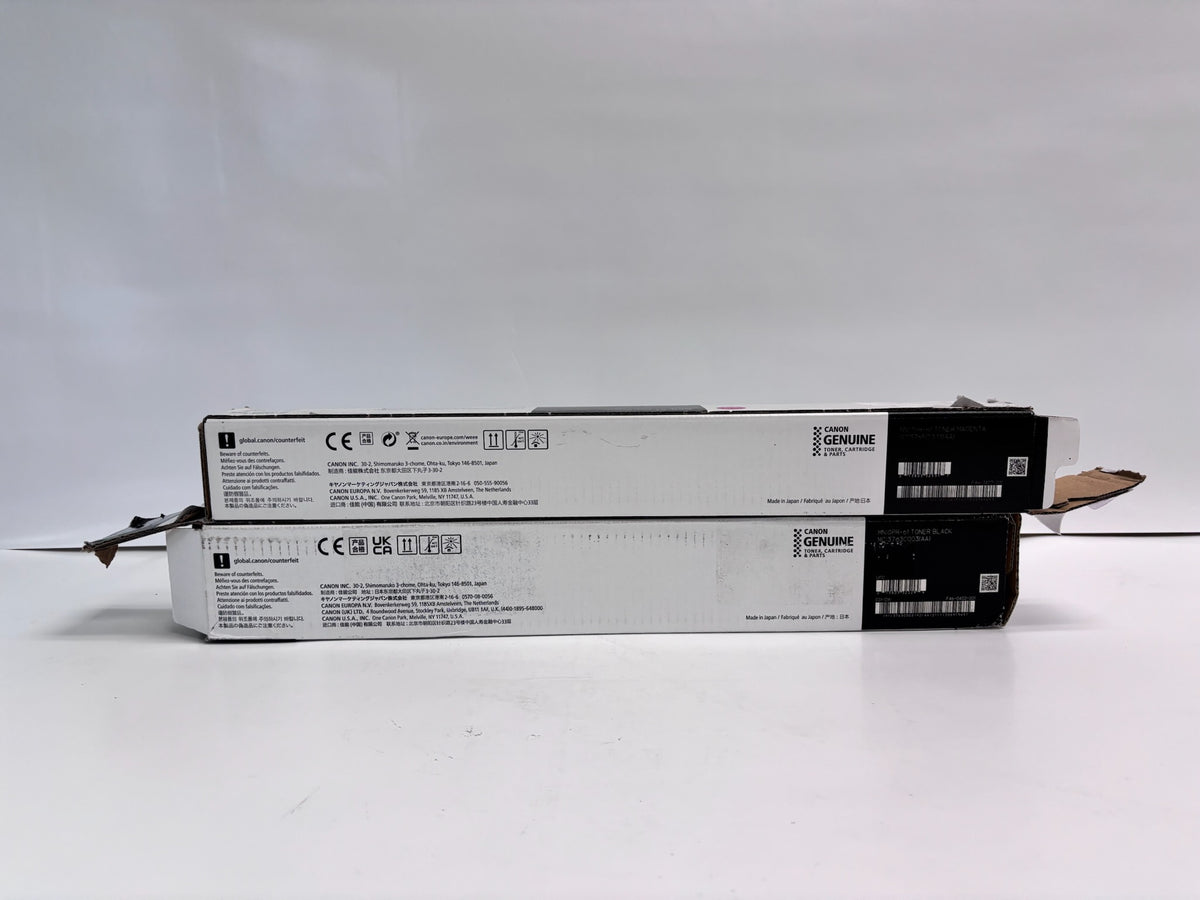 2 Open Genuine Canon iRC5840, C5870 Magenta and Black Toners GPR-61M, GPR-61K