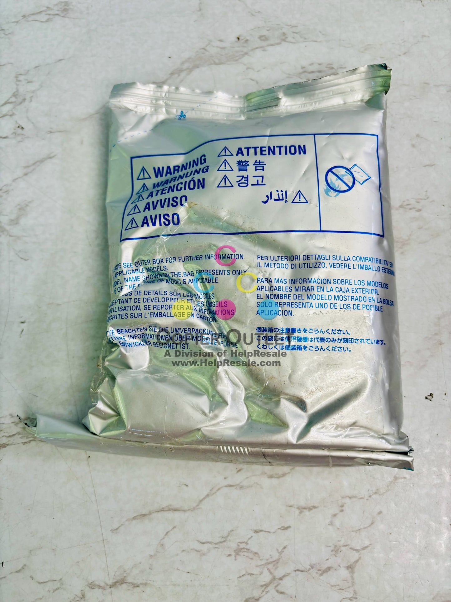 Open Genuine Konica Minolta BizHub Press C6000, C7000 Cyan Developer DV611C