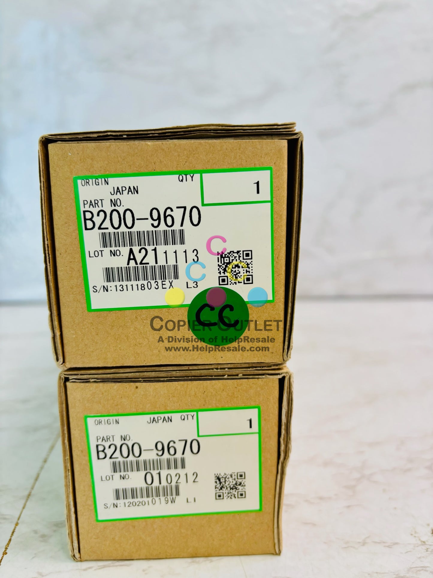 2 Genuine Ricoh AFICIO 3260C, 5560C  Magenta Developer B200-9670, B2009670