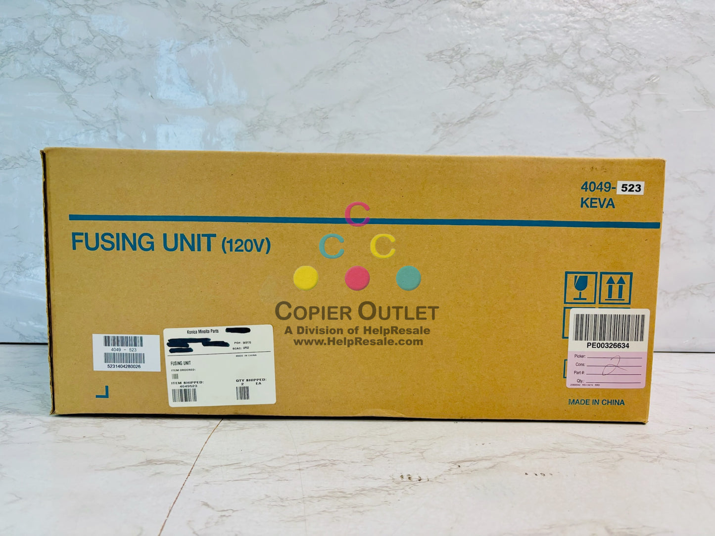 Genuine Konica Minolta BizHub C351, C450 Fuser Unit 4049-523, 4049523