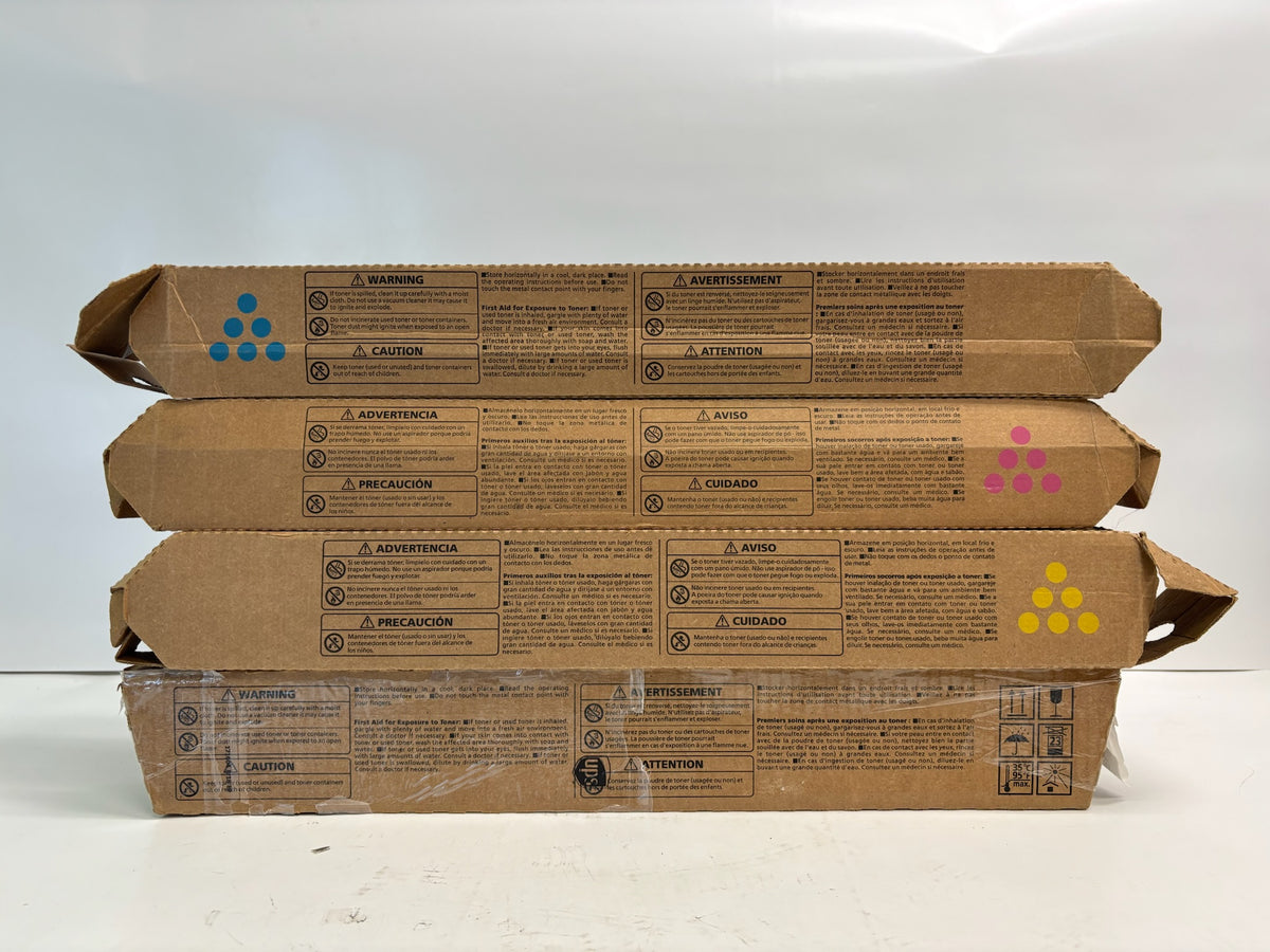 4 Genuine Ricoh IM C2500H,IM C2000 CMYK Toners 842307,842308,842309,842310 (Bad Box)