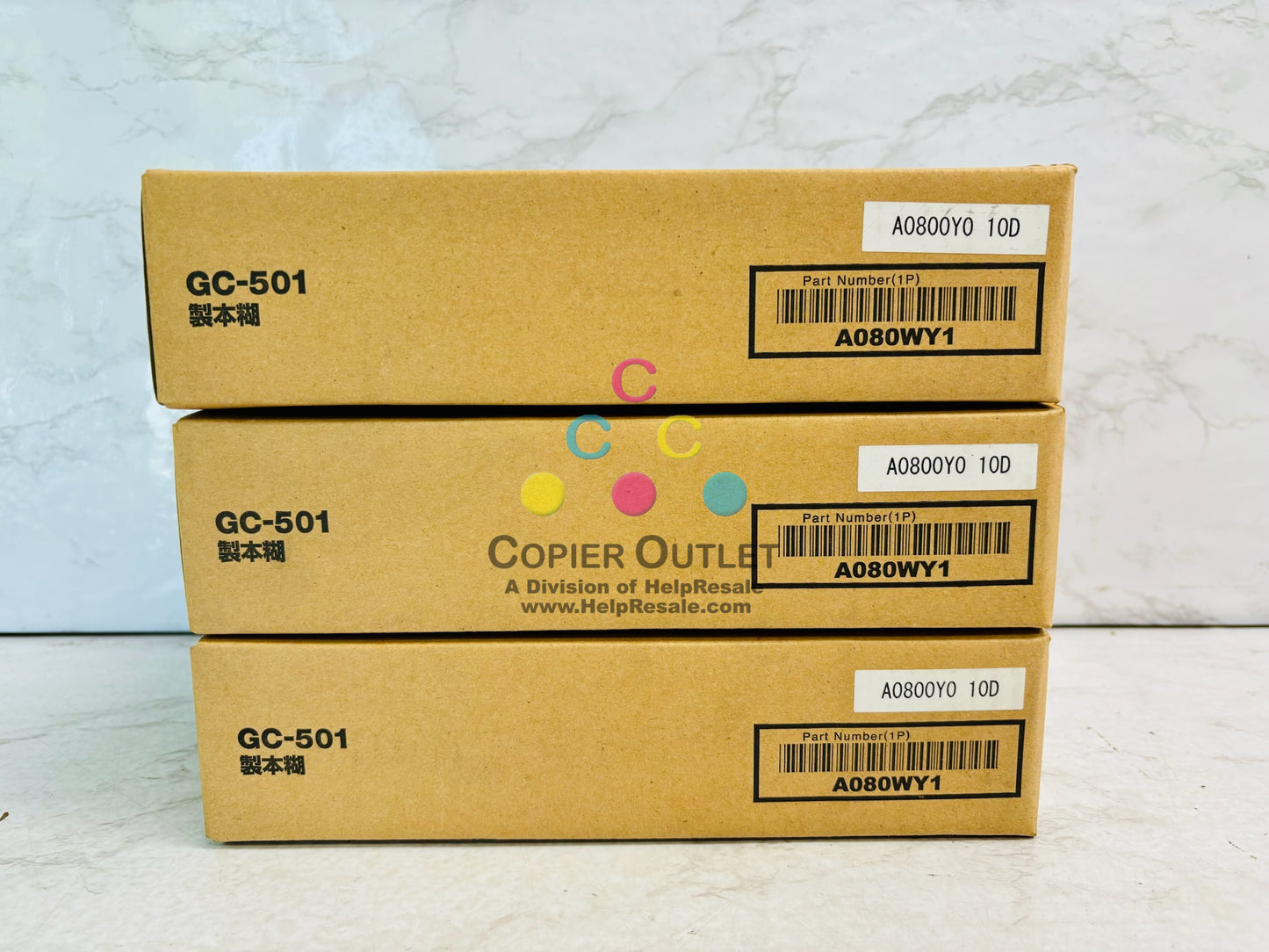3 Genuine Konica Minolta Pro 1050P,Pro 1051 Hot Melt Glue Chip GC501 (A080WY1)