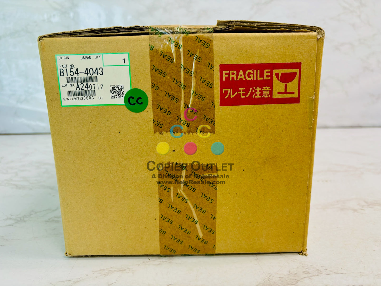 Genuine Ricoh AFICIO 3224C,1224C Fuser Assembly B154-4043, B1544043